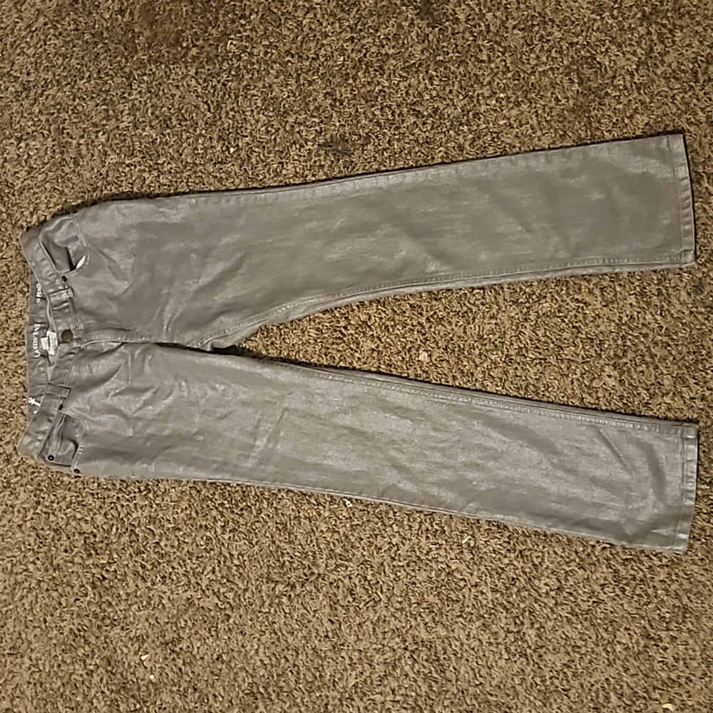 Lands end silver jeans